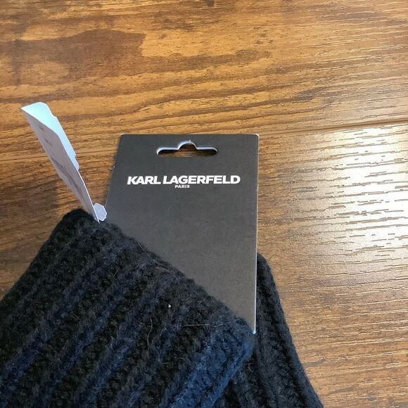 NWT 🐱 Karl Lagerfeld Fingerless Mittens - Picture 2 of 3